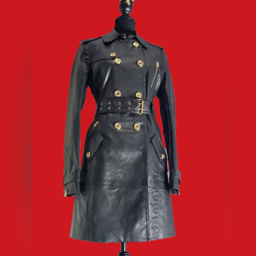 Juicy Couture Black trench. Size medium - Picture 4 of 9